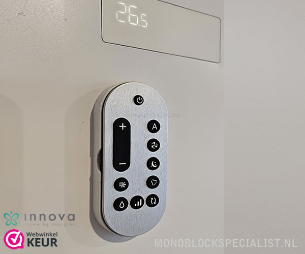 Houder voor 2-in-1 afstandsbediening/thermostaat Byecold infraroodspiegels
